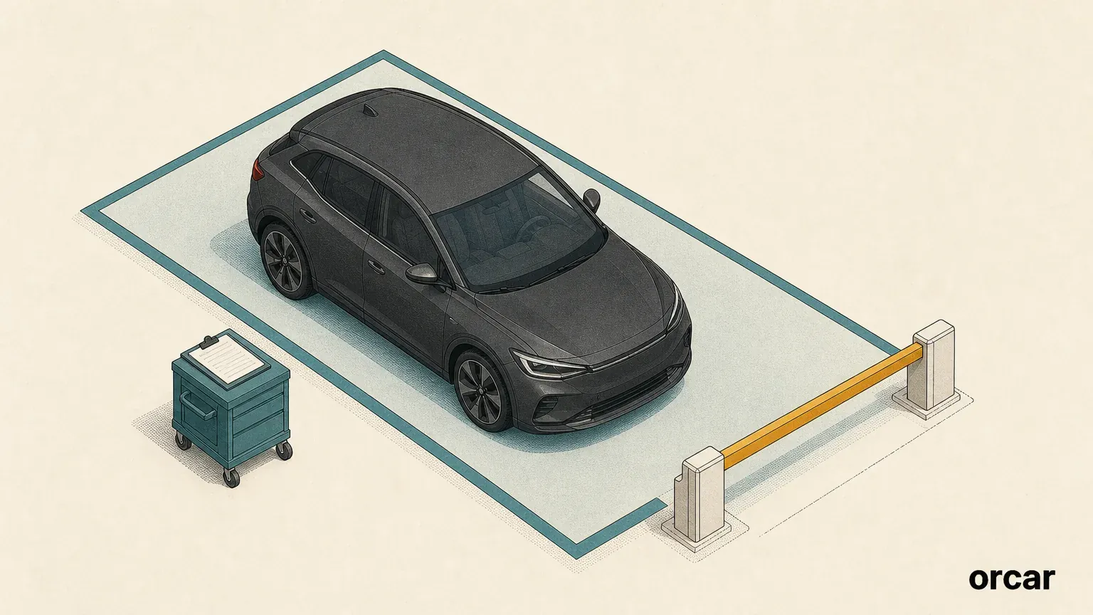 Checklist de rotación de coches de alquiler