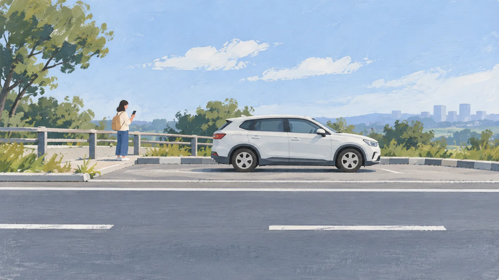 Accidente con coche de alquiler en Corea
